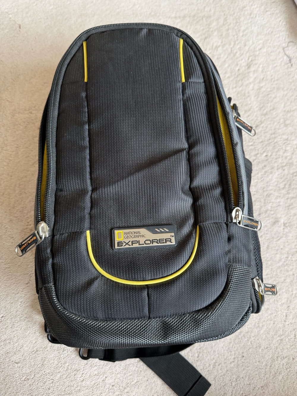 National Geographic Black and Yellow Explorer Sling camera bag